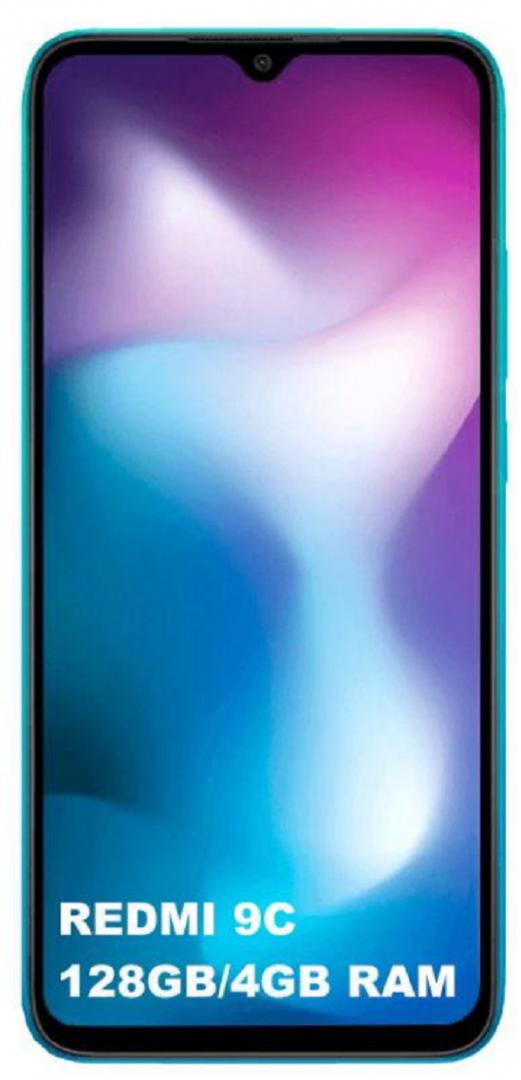 Xiaomi RedMI 9C  4G  4GB RAM, 128GB, Dual SIM - Aurora Green