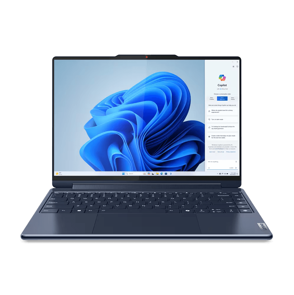 Laptop Lenovo Yoga 9 2-in-1 14IMH9, 14" 2.8K (2880x1800) OLED 400nits Glossy / Anti-fingerprint, 100% DCI-P3, 120Hz, Eyesafe®, Dolby® Vision®, DisplayHDR™ 500, Glass, Touch, Intel® Core™ Ultra 7 155H, 16C (6P + 8E + 2LPE) / 22T, Max Turbo up to 4.8GHz, 24MB, video Integrated Intel® Arc™ Graphics