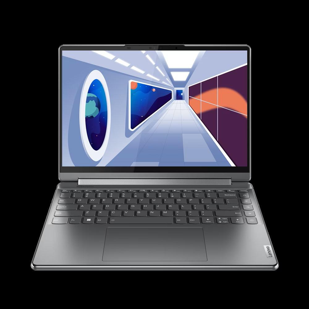 Laptop Lenovo Yoga Pro 9 14IRP8, 14.5" 3K (3072x1920) Mini LED 1200nits Glossy / Anti-fingerprint, 100% P3, 100% Adobe® RGB, 100% sRGB, 165Hz, Eyesafe®, DisplayHDR™ 1000, Dolby® Vision™, Glass, Touch, OGM, 10-point Multi-touch, Intel® Core™ i9-13905H, 14C (6P + 8E) / 20T, P-core 2.6 / 5.4GHz, E-core